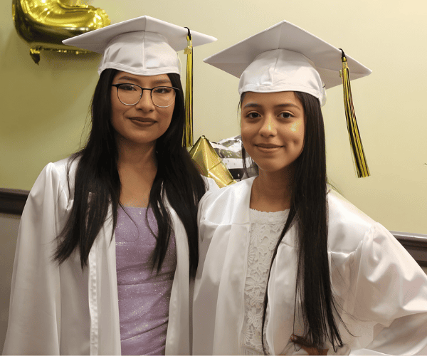 Mill Neck Manor School for the Deaf students celebrating graduation